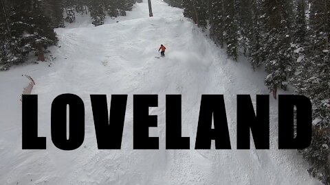 Loveland Ski Resort in Colorado 2/21/21