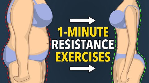 1-Minute Resistance Exercises – Lose Weight and Build Muscle With This Workout