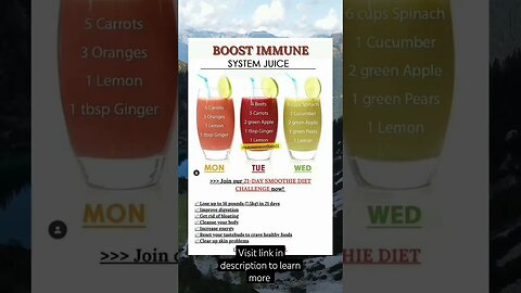 Boost Immune System Juice Recipe | Juice for boosting immune system #shorts