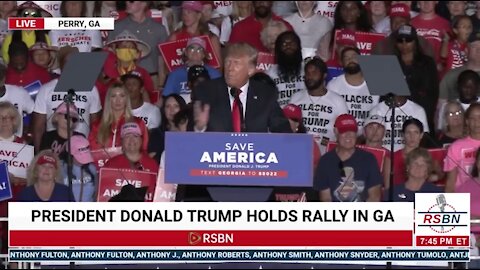 Watch President Donald Trump Rally in Perry, GA (September 25th 2021)
