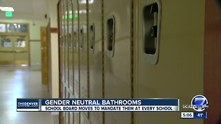 DPS board passes resolution mandating at least one 'all gender' restroom in each school