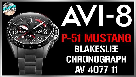 Another Looker! | AVI-8 P-51 Mustang Blakeslee 50m Quartz Chrono AV-4077-11 Unbox & Review