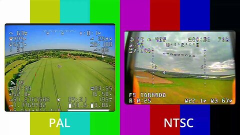FPV Comparison of NTSC vs PAL