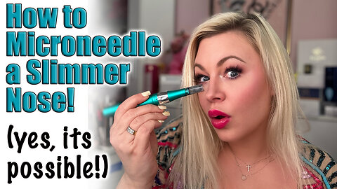How to Microneedle a Slimmer Nose! Wannabe Beauty Guru| Code Jessica10 Saves you Money