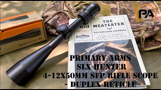 ***NEW*** Primary Arms SLx HUNTER 4-12x50mm SFP Rifle Scope - Duplex Reticle