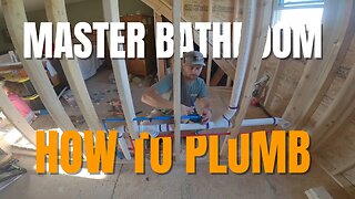It doesn't Leak and the Turds flow Down! Plumbing in the new Master Bathroom. Dormer Addition pt. 2