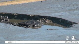 City of Omaha begins patching potholes as weather warms