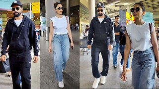 Rakul Preet Singh & Vicky Kaushal Back from Abu Dhabi UAE after attending IIFA Awards 😎🔥📸