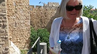 Ramparts of the Old City of Jerusalem, Israel - Walk With Me, Steve Martin, and see the overlook