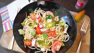 Ham it Up with this Easy and Delicious Spaghetti Salad