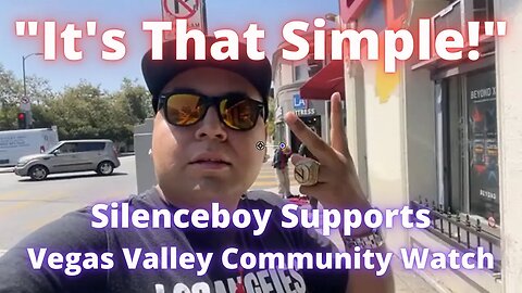 Silenceboy Gives Vegas Valley Community Watch a Shoutout During Livestream / It's That Simple! 🔥🔥 🐷🚔