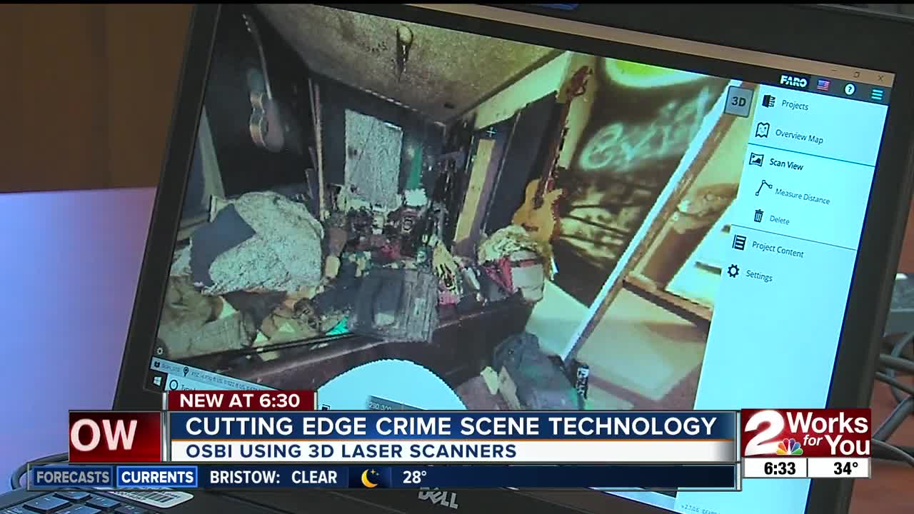 Cutting edge crime scene technology