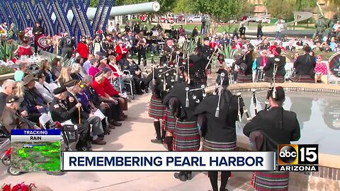 Ceremony honors fallen veterans, survivors of Pearl Harbor attack