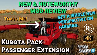 Kubota Pack Passenger Extension | Mod Review | Farming Simulator 22