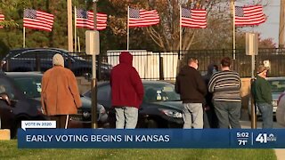 Early voting begins in Kansas