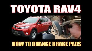 Toyota Rav4 - How to change Rear Brake Pads #shorts