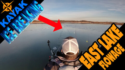 Kayak Ice Breaker while Bass and Pike Fishing in the Native Slayer Max 12.5