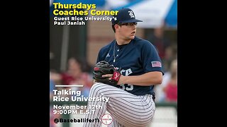 Please join me Thursday 9PM EST. Paul Janish, Recruiting Coordinator -Rice University. #shorts