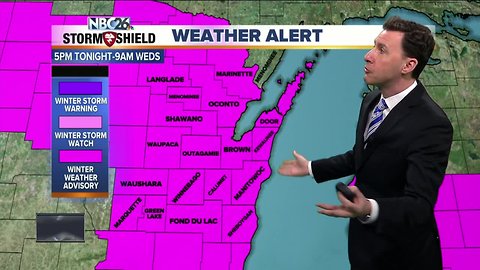 Michael Fish's NBC26 winter weather forecast