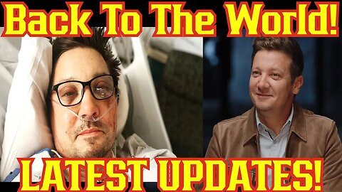 MCU's Hawkeye Jeremy Renner Makes FIRST Public Appearance W/VIDEO Since Accident! | Hurt Locker