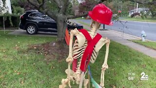 Man uses skeletons to make others laugh