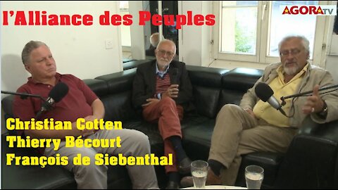 Alliance des peuples contre la tyrannie Christian Cotten, Thierry Becourt, Francois de Siebenthal