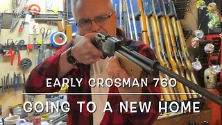 Crosman 760 self cocker sending it to a new home. A little plinking before though @ohshoot444