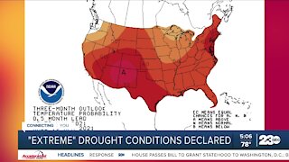 "Extreme" drought conditions declared