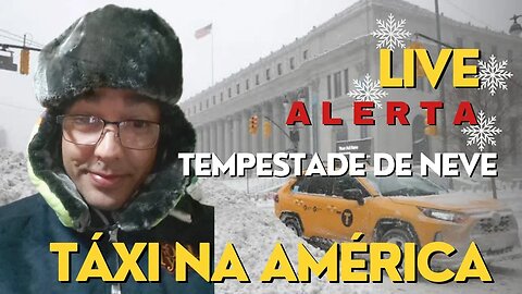 TEMPESTADE DE NEVE AO VIVO NOS EUA!