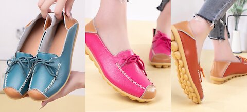 Women's Slip-Ons Suede Shoes Flat Heels Round Toe Booties Ankle Boots