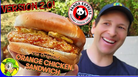 Panda Express® THE ORIGINAL ORANGE CHICKEN™ SANDWICH 2.0 Review 🐼🍊🍗🥪 Peep THIS Out! 🕵️‍♂️