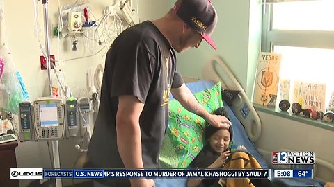 VGK youth hockey player fights cancer