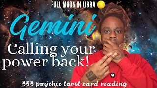 GEMINI — IT’S TIME TO CLAIM YOUR POWER BACK!!! 🧏‍♂️✊ PSYCHIC TAROT