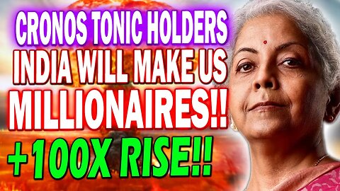 CRONOS TECTONIC HOLDERS!! INDIA JUST DID THIS AND IT WILL MAKE MILLIONAIRES!!🔥 *URGENT UPDATE*