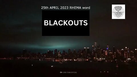 #BLACKOUTS #rhemaword backup electronic data 25 April 2023