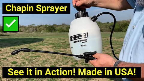 Chapin 1-Gallon Lawn and Garden Sprayer ● Made in USA! ● Model 16100