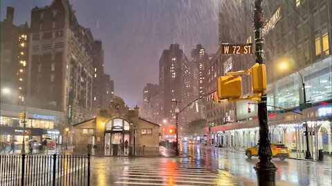 Hurricane Ida in New York City - Heavy Rainfall (September 1, 2021)