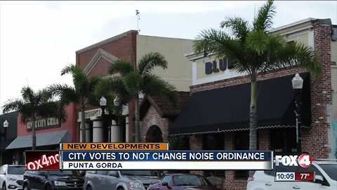 Punta Gorda votes to not change noise ordinance
