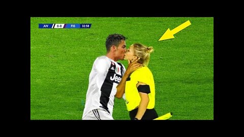 Cristiano Ronaldo vs Referees- Crazy Moments