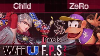 Child (Bayonetta) vs. TSM|ZeRo (Diddy) - Wii U Pools - FPS2