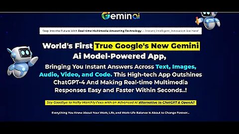 GeminAi Review + Demo – Google’s Gemini Powered Virtualized AI Chatbot App With Unlimited Usage!