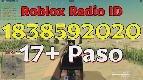 Paso Roblox Radio Codes/IDs