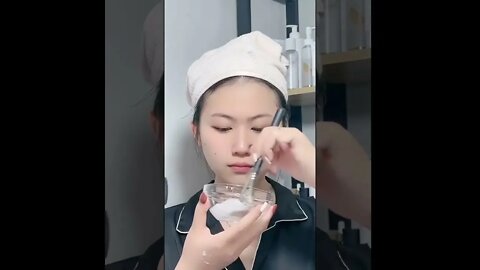 ASMR Skincare Routine Girls Chinese 8