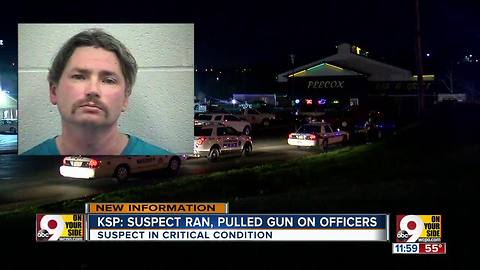 KSP: Suspect ran, pulled gun on officers
