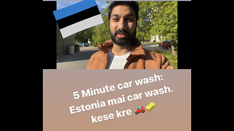 Estonia Europe mai car wash kese kre || 5 minute guide in Hindi ||#carwash #estonia #india #europe