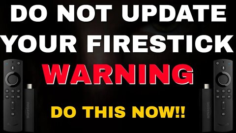 WARNING - DO NOT UPDATE YOUR FIRESTICK - FIRESTICK JAILBREAK DEVELOPER OPTIONS MISSING