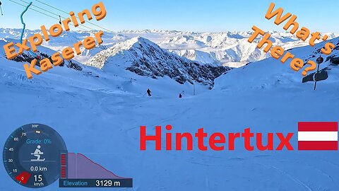 [4K] Skiing Hintertux Glacier, Skiing Around Kaserer, Exploring What's Left, Austria, GoPro HERO11