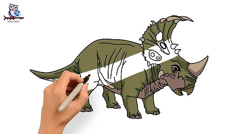 How to Draw Sinoceratops Dinosaur - Jurassic World