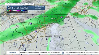 Light Rain Showers Tonight, Wednesday