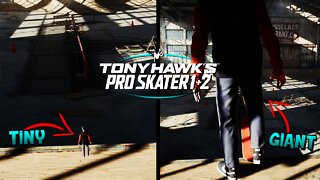 Tony Hawk Pro Skater 1+2 | All Cheats (Tiny & Big Skater, Different Graphics & More)